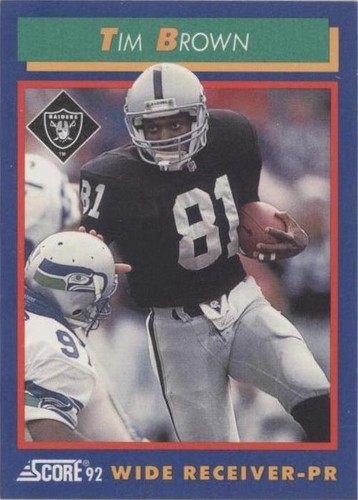 1992 Score Tim Brown #76