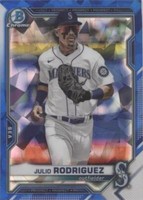 2021 Bowman Chrome Draft Sapphire Edition - Julio Rodriguez #BDC-145