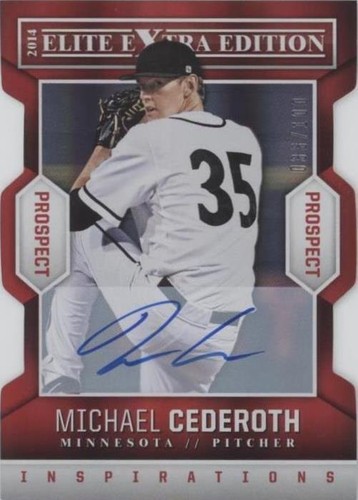 2014 Panini Elite Extra Edition - Michael Cederoth #31
