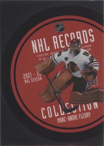 2021-22 Upper Deck Extended Series - Marc-Andre Fleury #RB-7