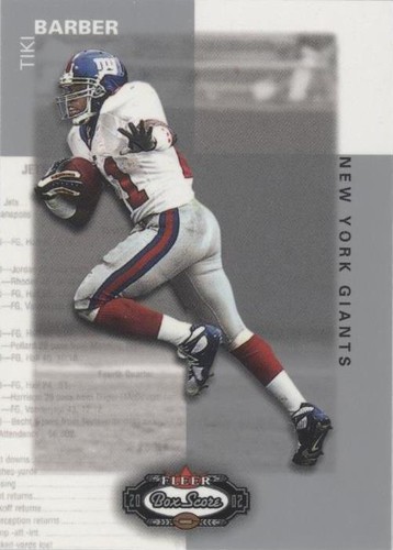 2002 Fleer Box Score Tiki Barber #48