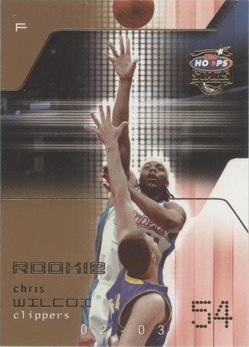 2002-03 NBA Hoops Stars - Chris Wilcox #174
