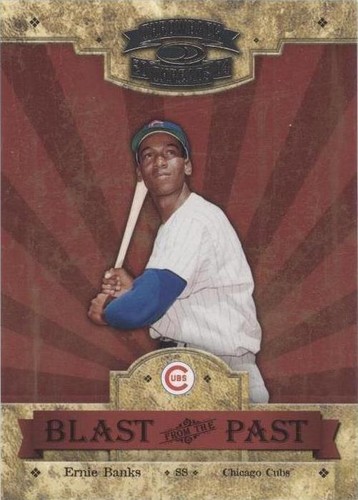 2004 Donruss Throwback Threads - Ernie Banks #BP-8