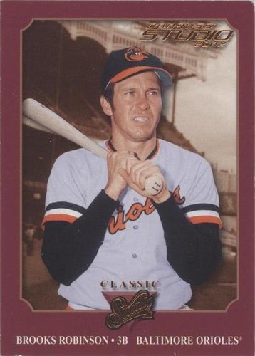 2002 Donruss Studio - Brooks Robinson #CS-12