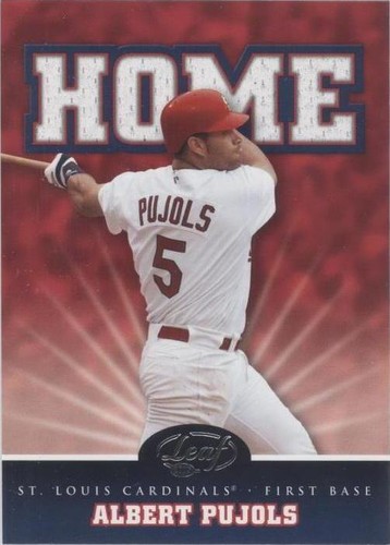 2005 Leaf - Albert Pujols #H-1