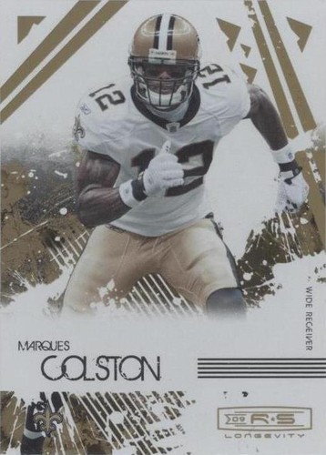 2009 Donruss Rookies & Stars Longevity Marques Colston #62