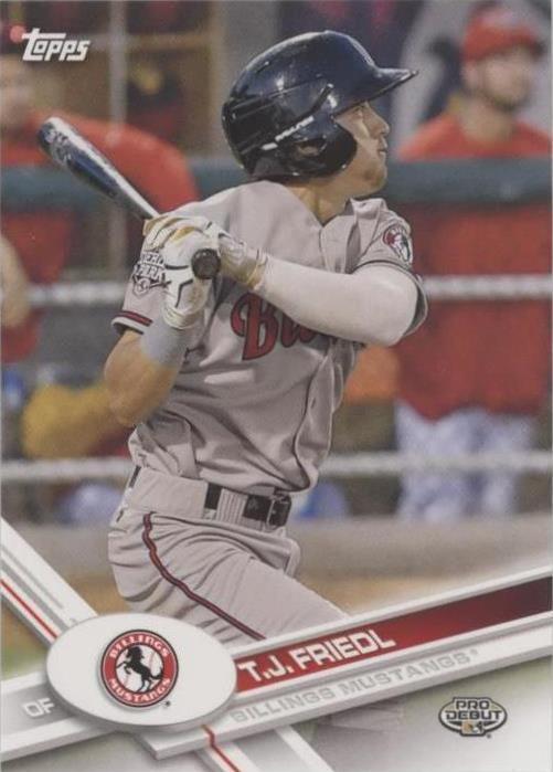 2017 Topps Pro Debut - T.J. Friedl #184