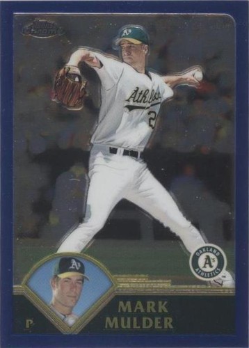 2003 Topps Chrome - Mark Mulder #65