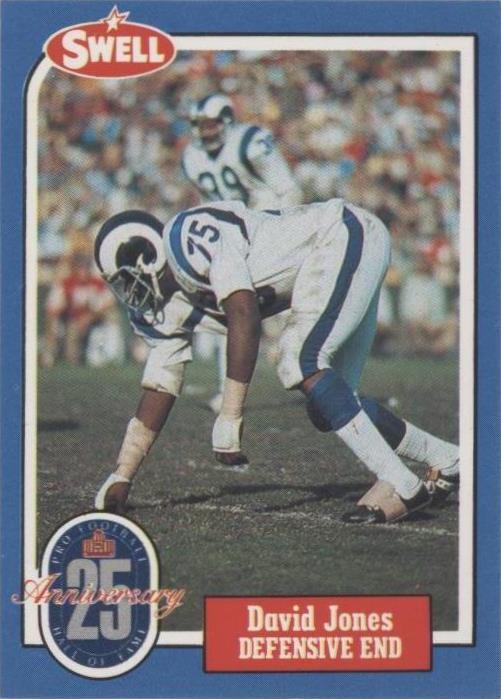 1988 Swell Football Greats Hall of Fame Deacon Jones #60