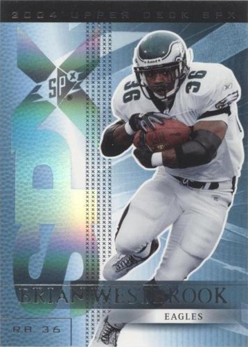 2004 SPx Brian Westbrook #75