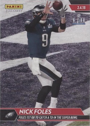 2017-18 Panini Instant NFL Nick Foles #554