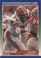 1990 Score Mike Kenn #406
