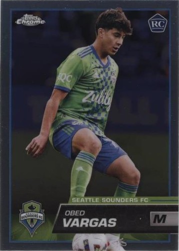 2023 Topps Chrome MLS Obed Vargas #108