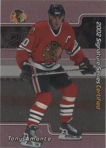 2001-02 In the Game Be A Player Signature Series - Tony Amonte #C-45