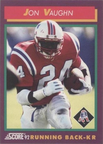 1992 Score Jon Vaughn #213
