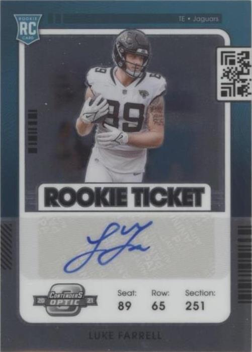 2021 Panini Contenders Optic Luke Farrell #179