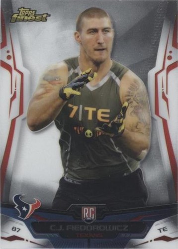 2014 Topps Finest C.J. Fiedorowicz #140