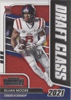2021 Panini Contenders Draft Picks Elijah Moore #25