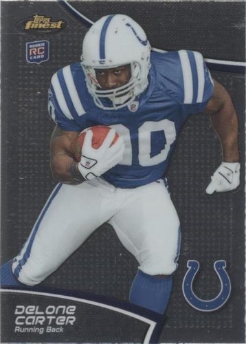 2011 Topps Finest Delone Carter #82