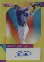 2022 Leaf Vivid - Bobby Witt Jr. #BA-BWJ