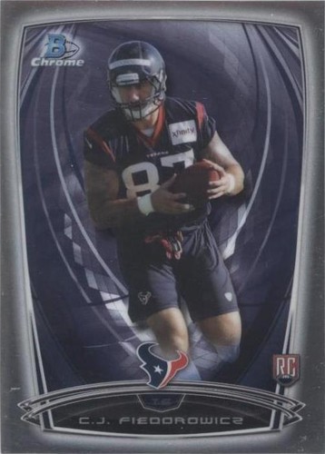 2014 Bowman Chrome C.J. Fiedorowicz #156