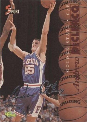 1995 Classic 5 Sport Signings - Andrew DeClercq #S25