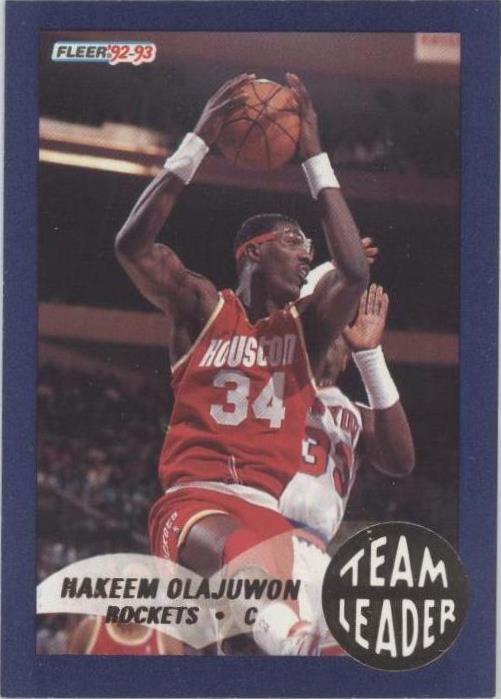 Fleer 1992-93 - Hakeem Olajuwon #10