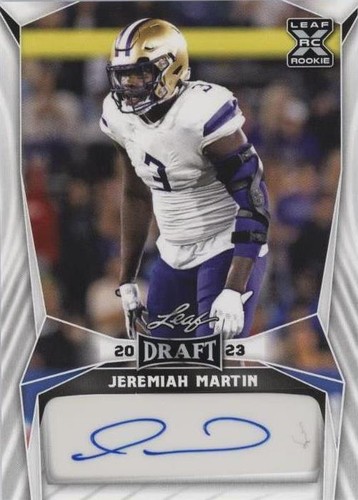2023 Leaf Draft Jeremiah Martin #BA-JM3