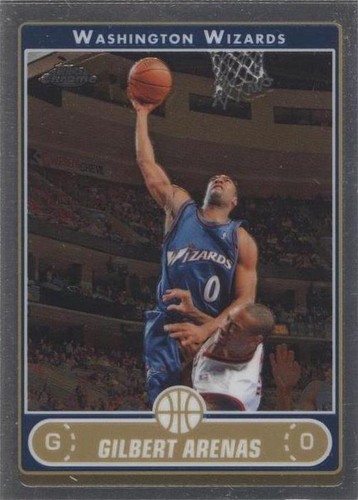 2006-07 Topps Chrome - Gilbert Arenas #80