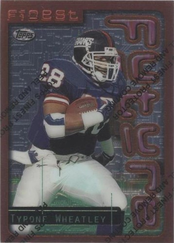 1996 Topps Finest Tyrone Wheatley #110