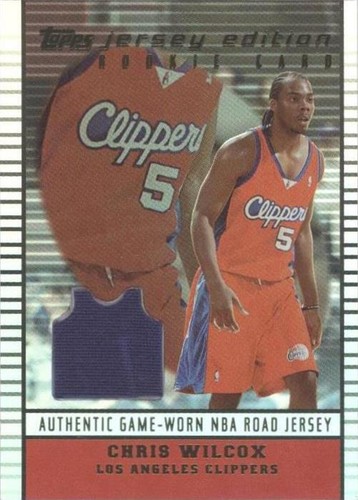 2002-03 Topps Jersey Edition - Chris Wilcox #JE CW
