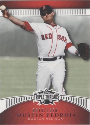 2010 Topps Triple Threads - Dustin Pedroia #13