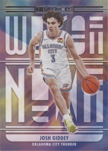 2021-22 NBA Hoops Josh Giddey Rookie Ink SP Auto RC OKC