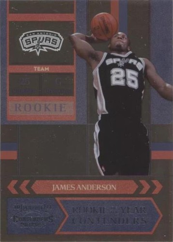 2010-11 Playoff Contenders Patches - James Anderson #13