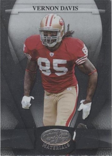 2008 Leaf Certified Materials Vernon Davis #124