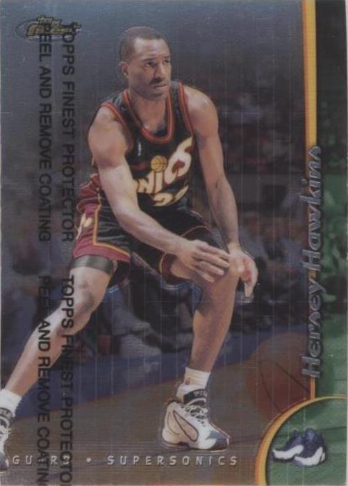 1998-99 Topps Finest - Camiseta Hawkins #34