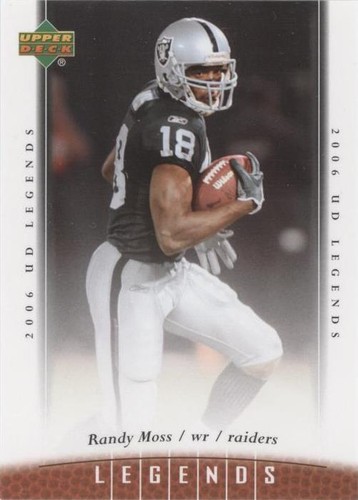 2006 UD Legends Randy Moss #28