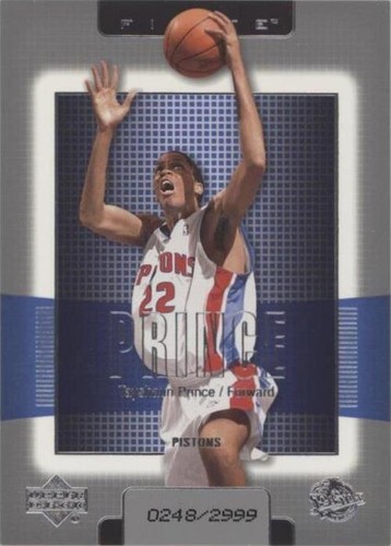 2003-04 Upper Deck Finite - Tayshaun Prince #49