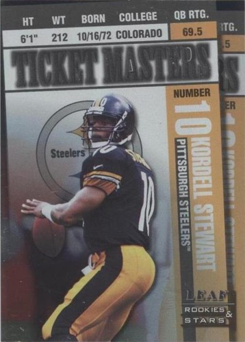 1998 Leaf Rookies & Stars Jerome Bettis Kordell Stewart #9