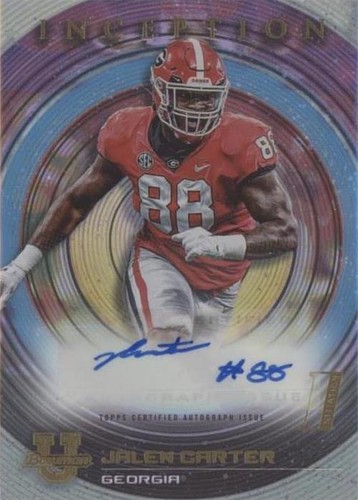 2022-23 Bowman Inception University Jalen Carter #BIA-JCR