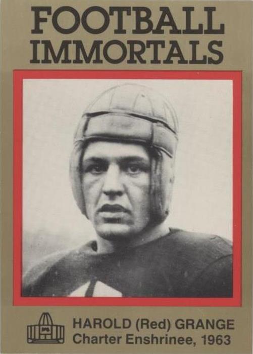 1985-88 Football Immortals Red Grange #42