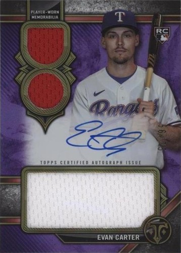 2024 Topps Triple Threads - Evan Carter #RAR-EC