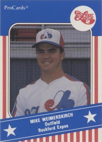 1991 ProCards Midwest League All Star Game - Mike Weimerskirch #MWL 49