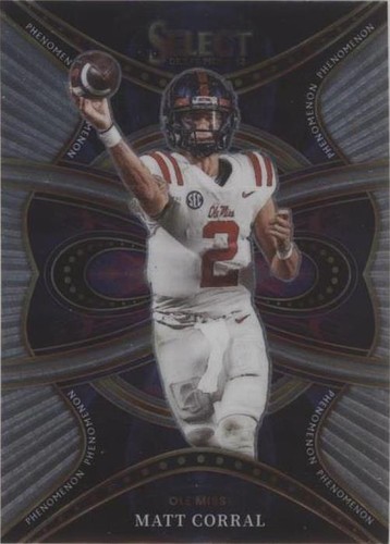 2022 Panini Select Draft Picks Matt Corral #PMC