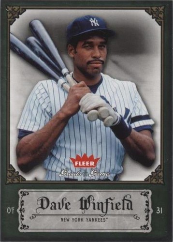2006 Fleer Greats of the Game - Dave Winfield #25