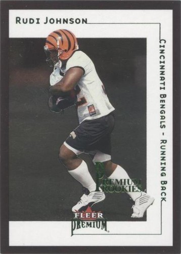 2001 Fleer Premium Rudi Johnson #219