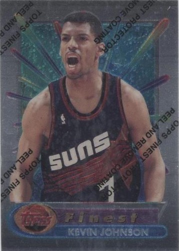 1994-95 Topps Finest - Kevin Johnson #91