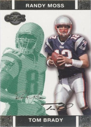2007 Topps Co-Signers Randy Moss Tom Brady #4