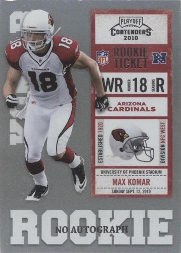 2010 Playoff Contenders Max Komar #170