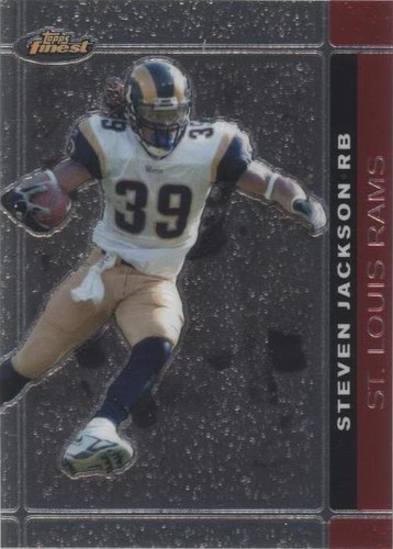 2007 Topps Finest Steven Jackson #24